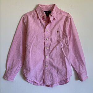 Ralph Lauren Button Down Kids Shirt Sz 8